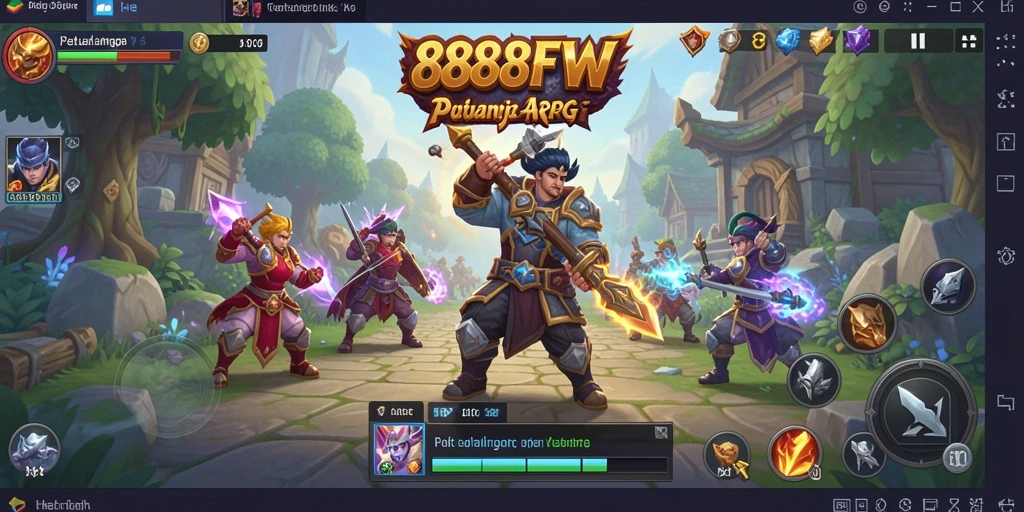 Gameplay ARPG yang seru dan mengesankan di 888FW.
