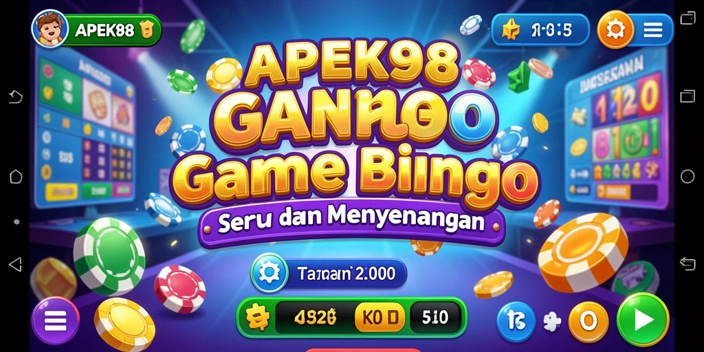 Tampilan gameplay Bingo APEK88 yang seru dan interaktif.