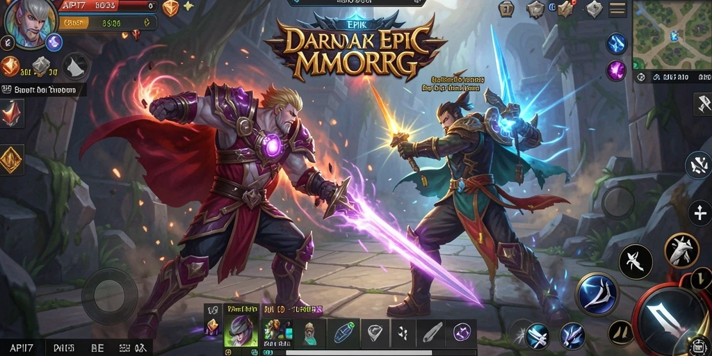 Tampilan gameplay yang dinamis dan seru di API77.