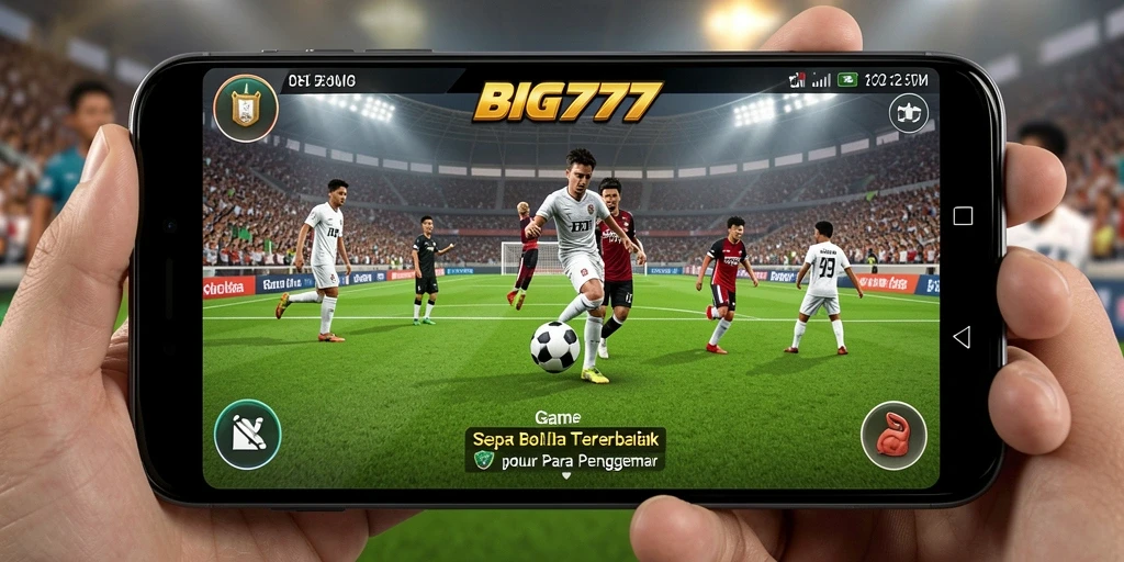 Tampilan gameplay <strong>BIG777</strong> yang mendebarkan saat pertandingan sepak bola.