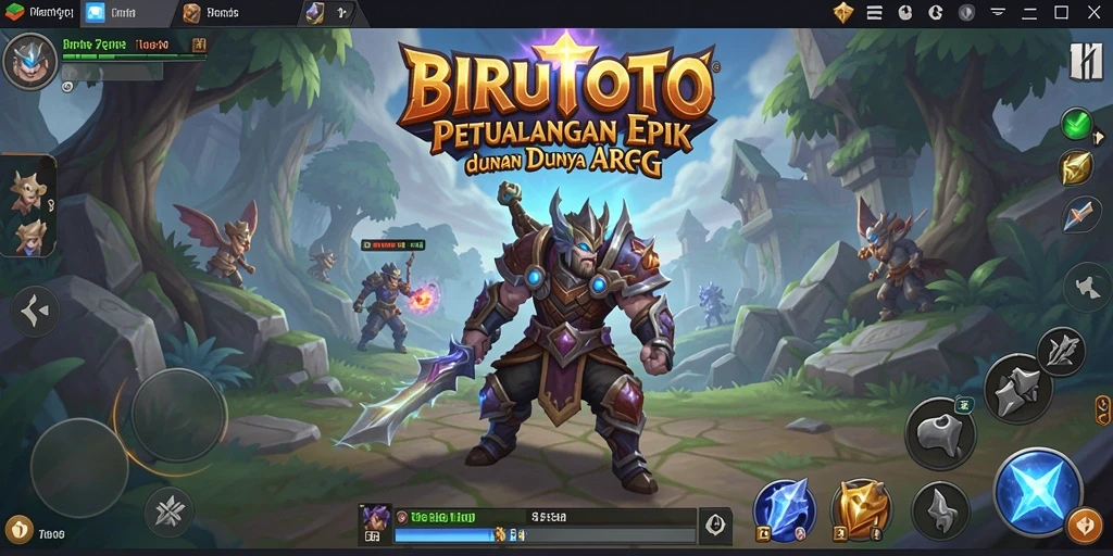 Gameplay seru dengan pertempuran dinamis di BIRUTOTO.