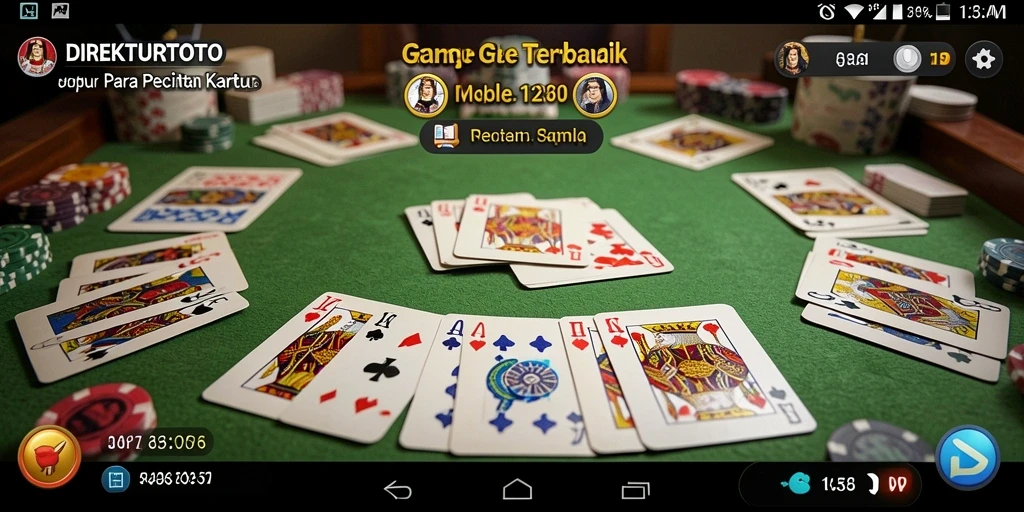 Gameplay seru Gaple di DIREKTURTOTO dengan teman.