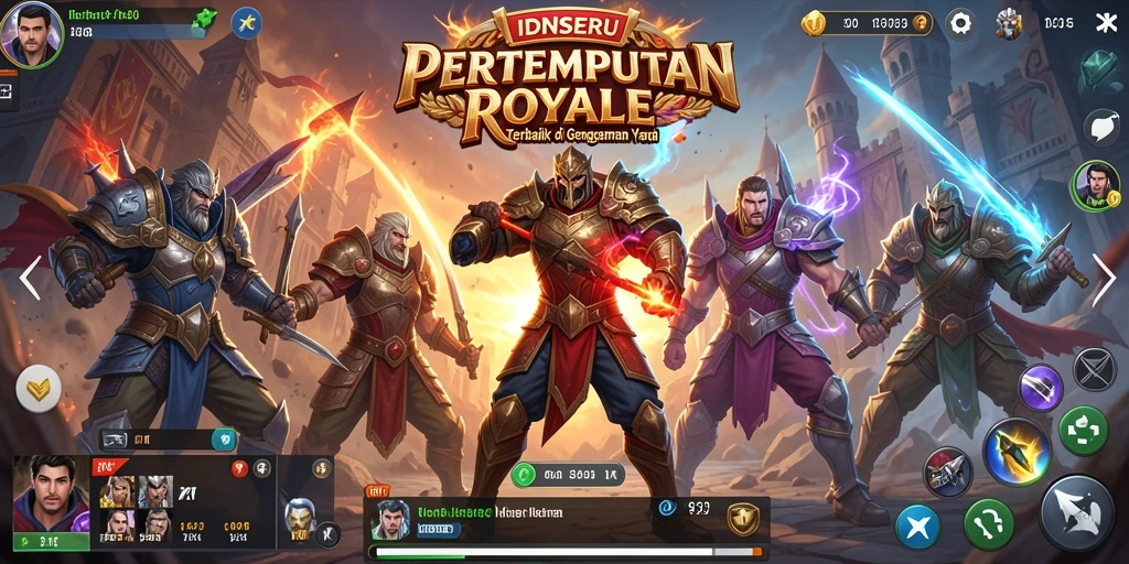 Tampilan menarik dari gameplay menegangkan IDNSERU.