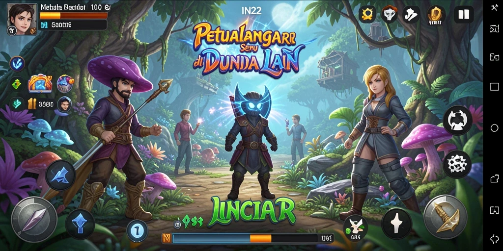Gameplay IN22 yang menantang dan grafis memukau.