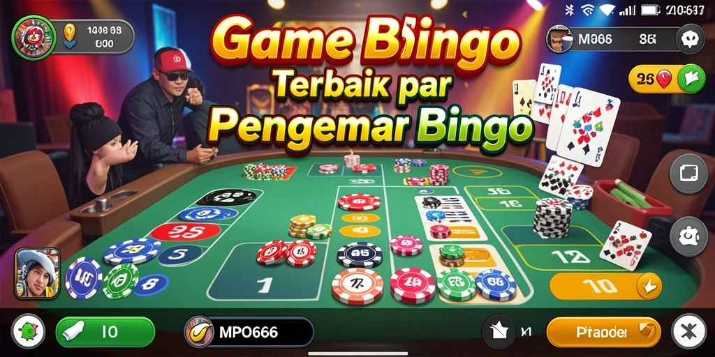 Tampilan gameplay seru dalam aplikasi Bingo MPO666.