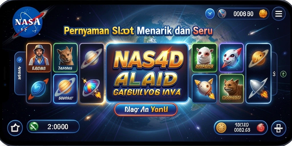 Screenshot gameplay NASA4D menampilkan keseruan permainan Slot.