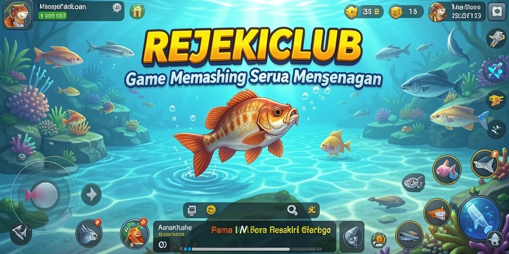 Tangkapan ikan besar dalam permainan REJEKICLUB.