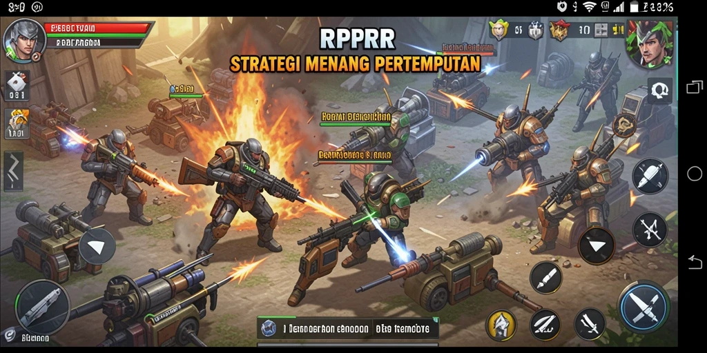 Tampilan gameplay RPRR yang penuh aksi strategi.