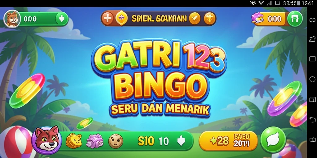 Screenshot gameplay Bingo di SATRIA123 yang seru dan interaktif.