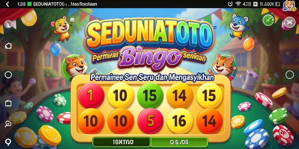 Tampilan gameplay SEDUNIATOTO yang menarik dan interaktif.