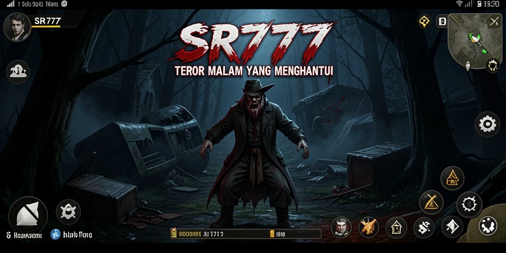 Screenshot SR777 menampilkan suasana gameplay Horror yang mencekam.