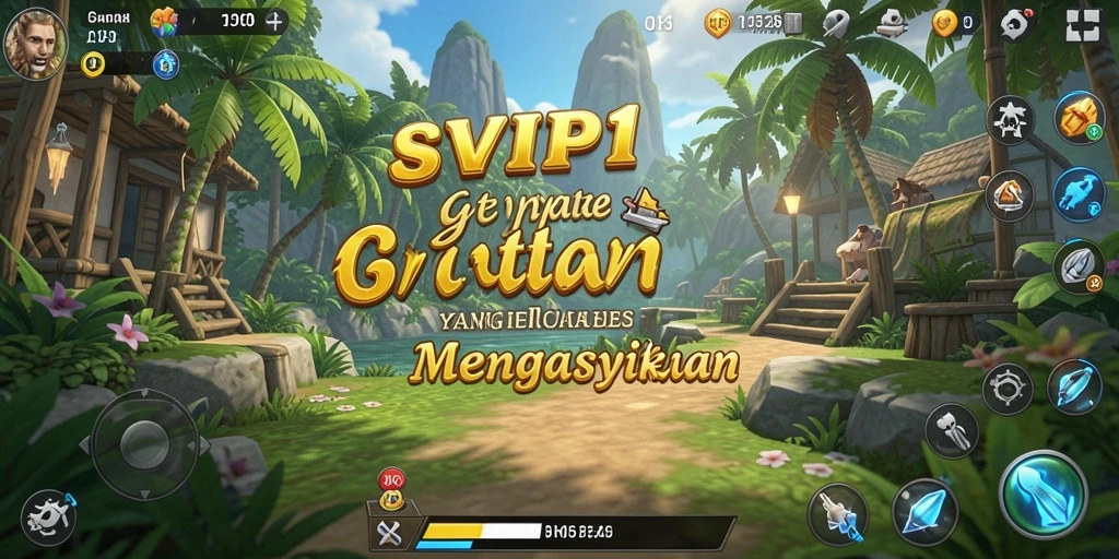 Tampilan gameplay SVIP1 yang penuh warna dan menarik.