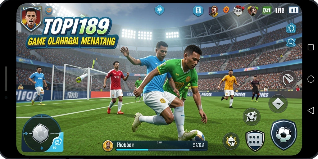 Tampilan gameplay seru dan kompetitif dalam TOPI189.